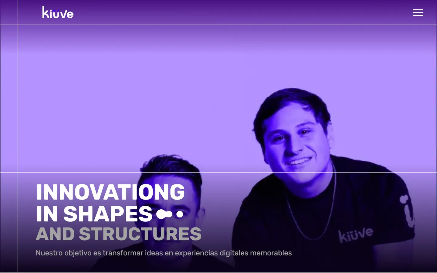 Portada del sitio de Kiuve Software